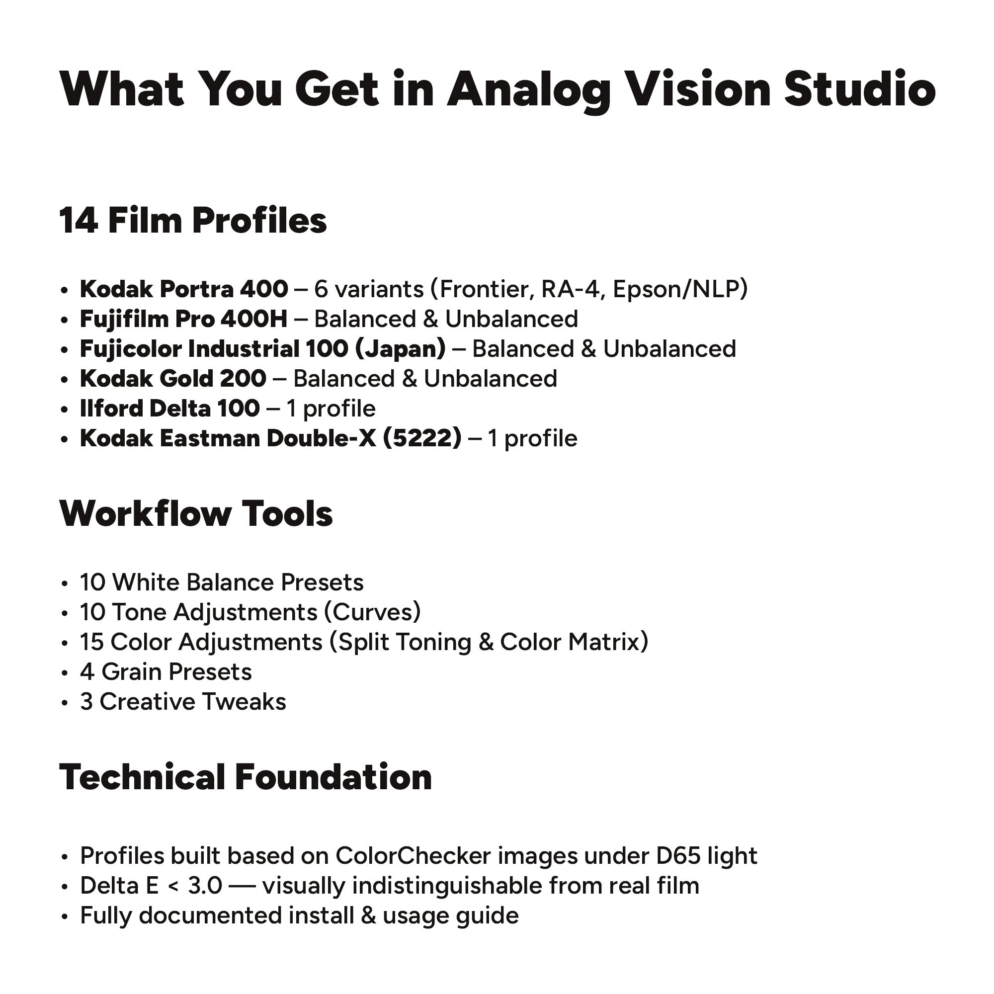 ANALOG VISION STUDIO